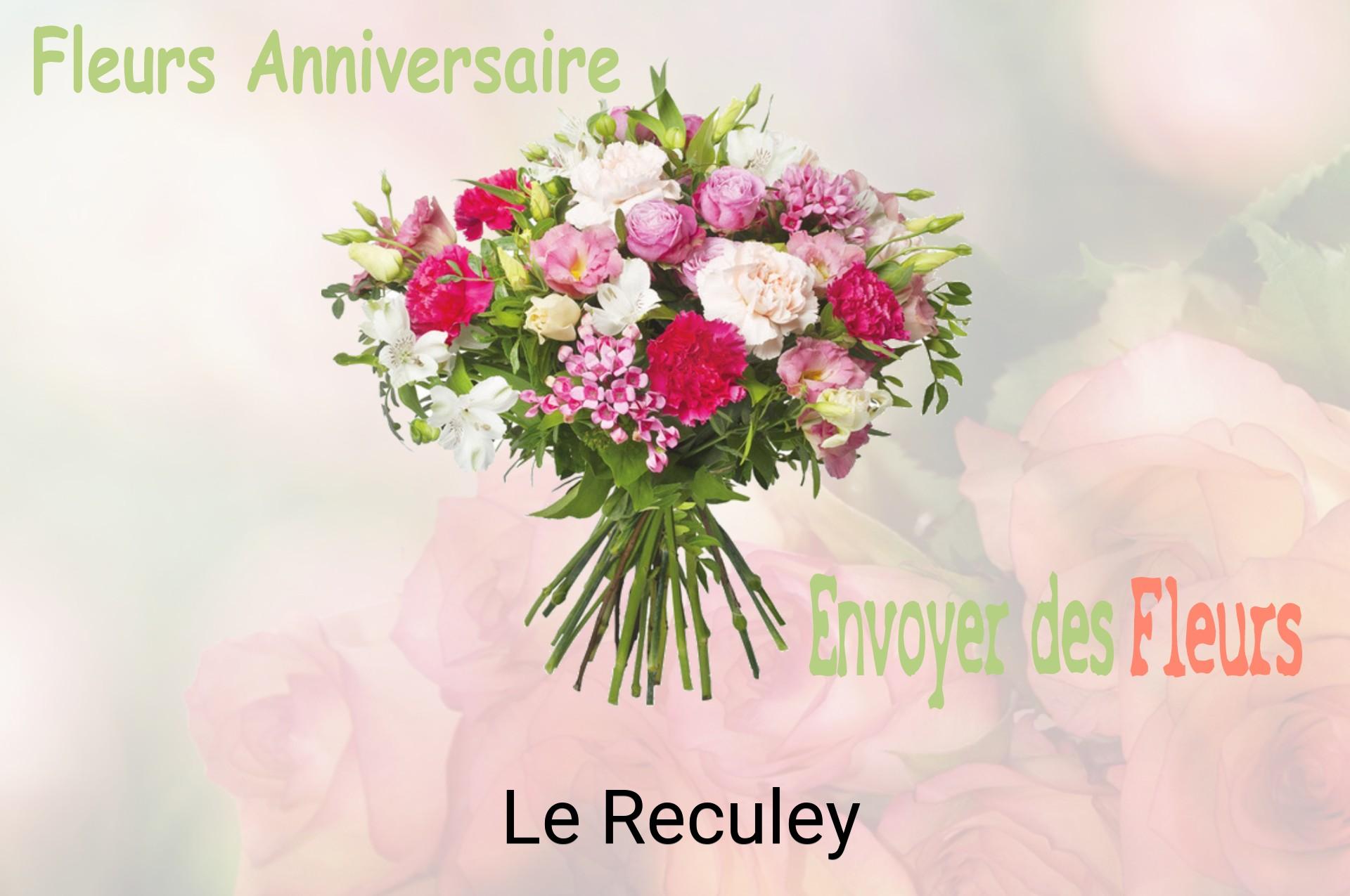 Bouquet de fleurs d’anniversaire livré à Le Reculey