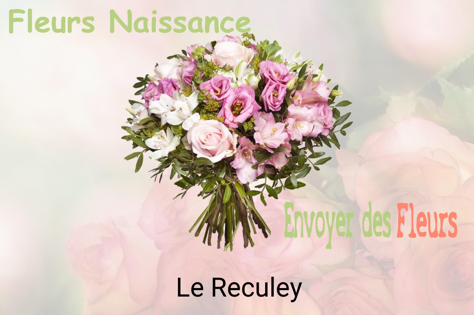 Bouquet de fleurs de naissance livré à Le Reculey